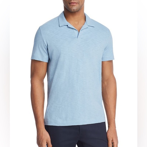 Theory Cosmos Blue Willem Casual Polo XL - Picture 1 of 6